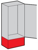 Фланец цоколя 200мм. 200х500мм