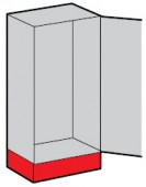 Фланец цоколя 100мм. 100x400мм